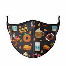 Top Trenz Kids Face Wrap Cloth Reusable Fashion Mask Medium (Ages 8+ to Adult) (Brown Zebra), Wvideo Game Controller 2