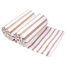 JML 극세사 목욕 타월 2팩 30 x 60인치 그레이 398778, 4 Pack Towel Set, Microfiber Stripepink