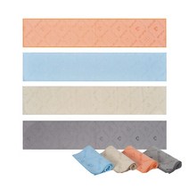 피에르가르뎅 극세사 스포츠 타올 운동 수건 땀 타월 60g, 블루 (Blue)