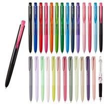 유니볼 시그노 노크식 RT1볼펜 UMN-155 0.28 0.38, 2.시그노노크식볼펜0.38mm, C블랙핑크(블랙심)
