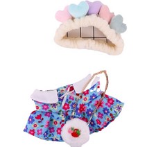 PKTOYS DIY 귀여운 예쁘다 오가닉 애착 오리 인형옷 만들기, Y23, 30cm