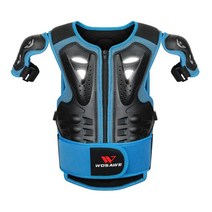 오토바이 아머 바이크 보호대 상체 보호 장비 자켓 바디 등 보호구 조끼 wosawe kids body chest spine protector 가드 child armor gear, mo267-l, 아이들을 위한 원 사이즈