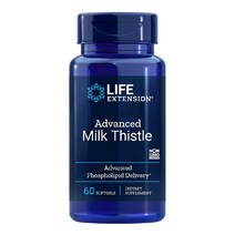 Life Extension 라이프 익스텐션 간 영양제 밀크씨슬 추출물 실리마린 480mg 실리빈 180mg 플라보노이드 실리포스 160mg 인지질 60 소프트젤