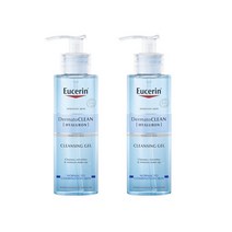 유세린 더머토클린 리프레싱 클렌징젤 200ml 1+1, 더머토클린 리프레싱 클렌징젤 200ml 2개