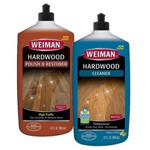 와이만 강화마루 강마루 원목마루 관리 코팅 청소 복구 광택제 & 클리너 (각946ml) Weiman Hardwood Set, 1