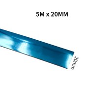 도색 3m5m 크롬 몰딩 트림 자동차 도어 프로텍터 스티커 스트립 범퍼 그릴 자동차, 5mx20mm