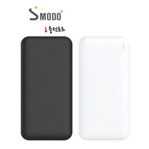 [에스모도] 847 대용량 듀얼포트 보조배터리 10000mAh, 블랙
