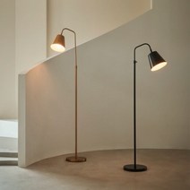 (전구증정)[한샘조명] 밀러 플로어램프_블랙(장스탠드), 단품