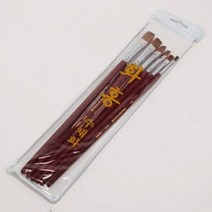 화홍 수채화붓 No.771(F) 6본조 Set, 단품