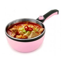 에버튼하우스 3in1 전기 멀티 포트 라면 쿠커 1.8L, 핑크