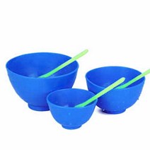 BONEW 3PCS 유연한 고무 믹싱 볼 3 스패출라 치과 PVC 알긴산염과 석고 소재 658023