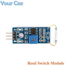MR 센서 sensor 홀 스위치 사운드 진동 감광성 불꽃 리드 적외선 반사 습도 모듈 Arduino 스마트 카 Diy 키트용, Reed Switch Module