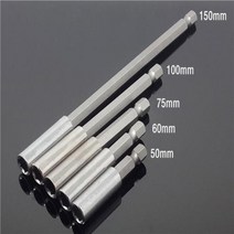 코너비트 마그네틱 전기 스크루 드라이버 확장 비트 퀵 육각 섕크 로드 1/4 75 300mm-146, 8.5Pcs