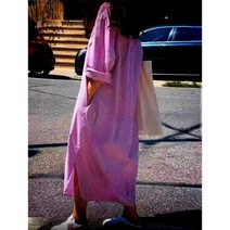 런던셔츠원피스 포켓루즈핏 스트라이프 셔츠 원피스