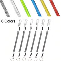 분실방지끈 스프링줄 키홀더 분실방지 지갑고리 도난방지 핸드폰 넥스트립 핸드폰줄 폰 안전고리 떨어뜨림 방지 스프링 스트랩 낚시 병원 물건 고리 화이트