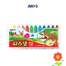 파스넷 크레파스 파스넷색연필+연필1p증정, 파스넷 크레파스12색
