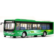 1:42 고속버스모형 다이캐스트 공항 버스 미니어쳐 전시 하이브리드, 6125 하이브리드 버스 승강장 포함