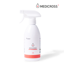메디크로스 500ml 다용도 살균 소독수 스프레이형 식품 살균 가능 세균 살균소독제 hocl 차아염소산수, 3개+손소독제