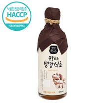 국내산 천연발효 100% 생강식초 원액 진액 생강차 건강항초, 마시는생강식초500ml