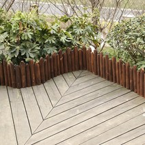 전원주택 울타리 정원 낮은 말뚝 DIY 펜스 부식방지, 평담 높이 20cm