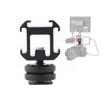 촬영 1-10pcs 3 콜드 슈 온 카메라 마운트 어댑터 캐논 니콘 소니 DSLR 용 확장 포트 마이크 모니터 LED 비디오 라이트, [01] 1pcs