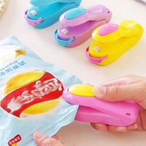 포장 비닐 밀봉기 실링기 캡핑기 포장기 미니 열 가방 씰링 기계 패키지 실러 가방 열, 연노랑