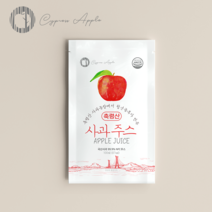 축령산 사과주스 100% NFC 착즙주스 100ml x 31개, 1개