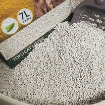 리시안제이 천연 두부모래 무향 7L 먼지안나는고양이모래 캣모래