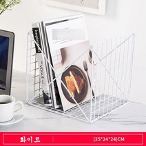 JINGHENG 레코드판 CD 칸막이 철 보관 컬렉션, 화이트