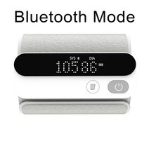블루투스 팔 혈압계 올인원 기능 C형 충전식 LED 대형 스크린 하얀색 의료용, 02 33B Bluetooth