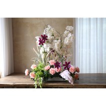 DIY 조화 세트 성전꽃꽂이 교회꽃꽂이, O