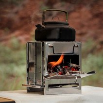 캠핑화로 소형 접이식 캠핑화로대 미니화로 사각난로 캠핑난로 불멍화로 바베큐그릴 캠핑미니화로 미니화목난로 프리폼 접이식난로 숯불화로대 가정용화로, 프리폼사각스텐난로(소형)