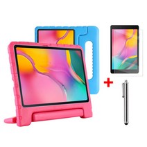 갤럭시탭A 8.0 에바폼 커버 케이스+액정필름+터치펜 SM-T290 T290N T295 T295N 케이스나라, 핑크
