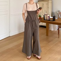 유토밸런 여성용 와이드 점프수트 빅사이즈 멜빵