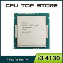 i512400fcpu 중고 인텔 코어 i3 4130 3.40ghz 512kb3mb 소켓 lga 1150 haswell cpu 프로세서 sr1np, 없음