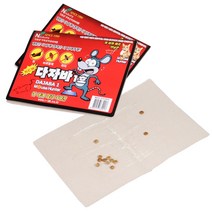 다자바 1호 마우스헌터 쥐트랩 쥐끈끈이 2매 한세트, (2매)한세트