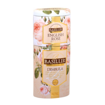 베질루르 잉글리쉬 로즈 티 딤불라 틴 케이스 125g Basilur English Rose Tea Dimbula Tin Caddies