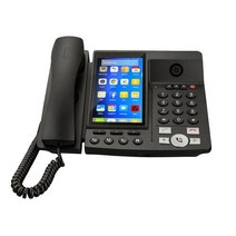 4G LTE SIM 카드 안드로이드 화상 통화 와이파이 핫스팟 FM MP3 5.5 인치 화면 고정 무선 데스크탑 전화, 한개옵션0