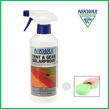 닉왁스(수입직영) 텐트&기어 솔라프루프 텐트장비발수제 사은품 세척 스폰지, 1개, 500ml