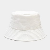 부니햇 정글모 큰크기 60 cm 여자 양면 모자 남자 블랙 화이트 어부 파나마 밥 태양 친구, 01 white