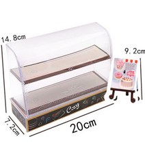 미니 케이크 선반 진열대 디스플레이 카운터 쿠키 쇼케이스 쥬얼리 피규어 장식장, 케이크 쇼케이스