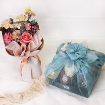 파머스스토리 꽃다발 과일박스 기프트 패키지, 1박스