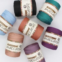 해비치 마크라메재료 마크라메실 터키직수입 마카로니 PP코드얀, 라벤더