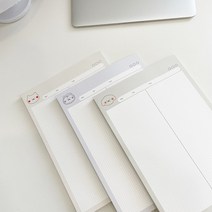 [볼터치들] A4 소프트 노트패드 (3color 100g), 50매, 소프트 아이보리