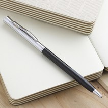 실버 투톤 선물용 비즈니스 볼펜 편지지 호텔 메시지 선물용 필기구