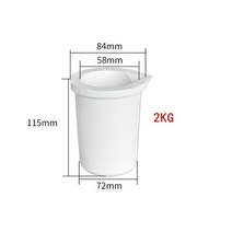 주얼리가공 폴리싱 크레스탈블레싱 링게이지 그릴즈3입 1KG 고순도 세라믹 백금 용융 도가니 컵 금은 황동, 02 C.CM.2000B