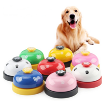 강아지 애견 반려견 개 훈련종 훈련벨 콜벨 종치기 훈련 간식벨 놀잇감 노즈워크 배변 분리불안 짖음 하울링 복종 행동교정 흰색, 핑크