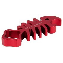 Fotodiox Pro GoTough Sharkbite - 레드 알루미늄 메탈 고터프 렌치 GoPro 마운팅 포인트 조임, Red