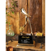 스포츠트로피 골프트로피 이글패 싱글패 홀인원패, SP-091(골드/블랙)