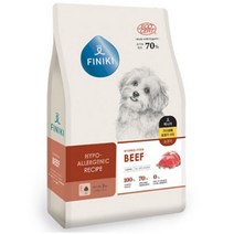 피니키 강아지 유기농 가수분해 사료 소고기, 소, 7kg, 1개